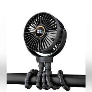 Portable stroller fan